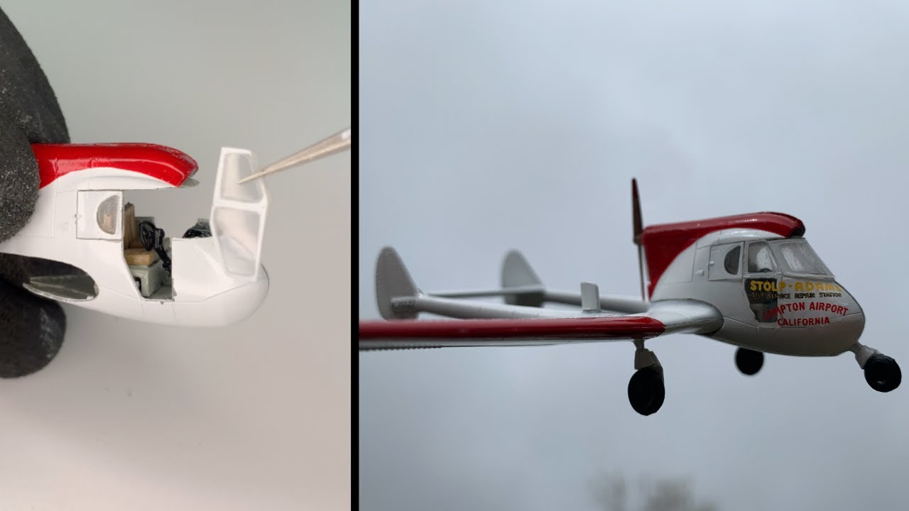 1930s Airplane Scale Model Timelapse Build - 1:72 scale