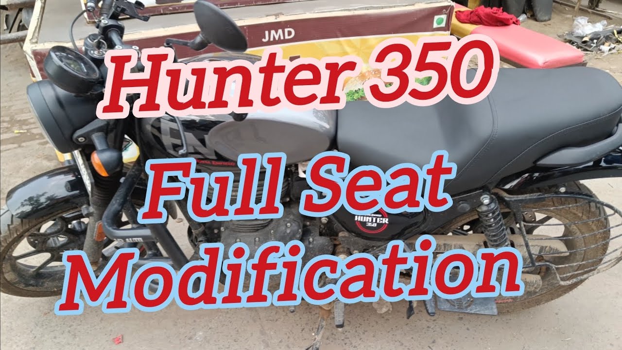 Hunter 350 seat modification #hunter350 #royalenfield #classic350 #seat #modification #modified