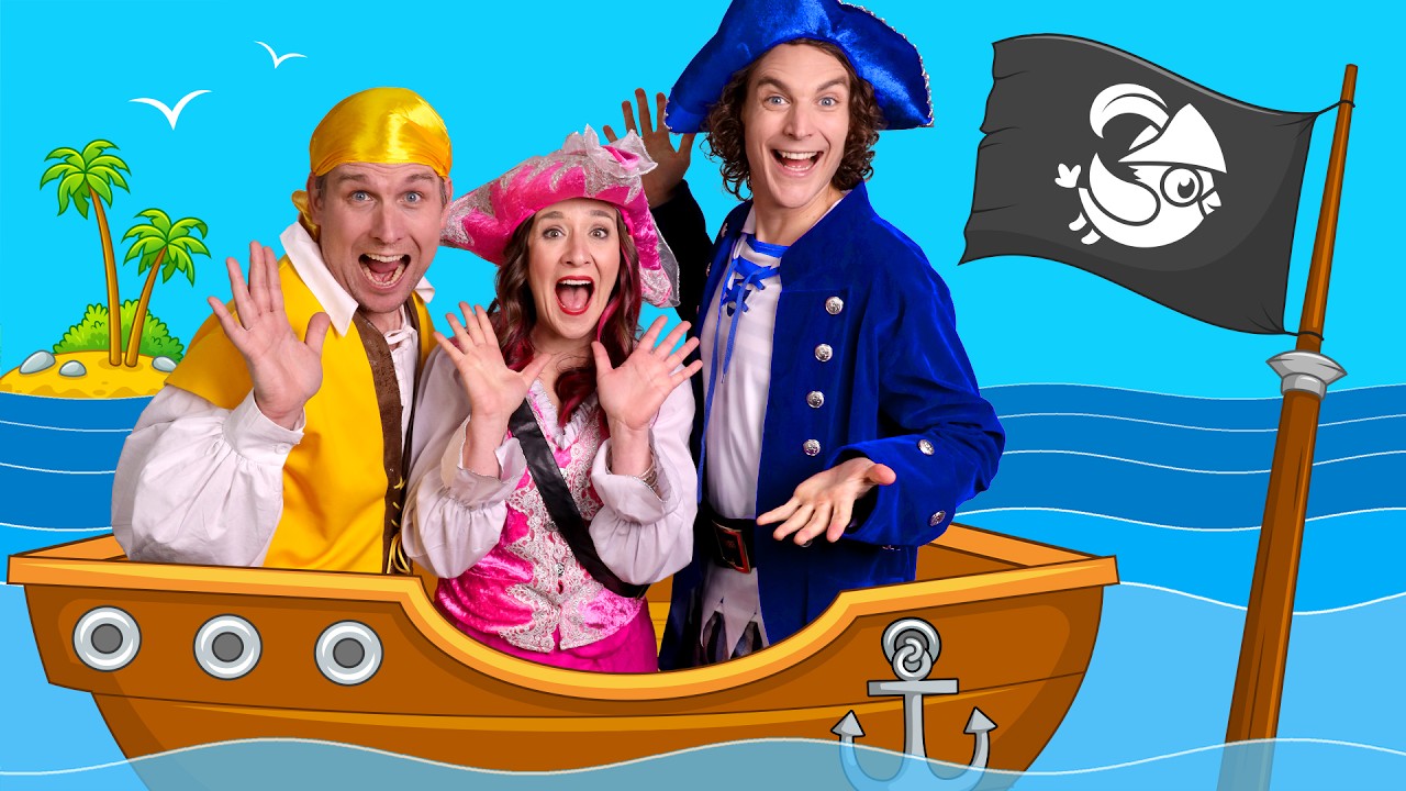 Here Come the Pirates - Kids Songs 🏴&zwj;☠️🦜 Pretend Play