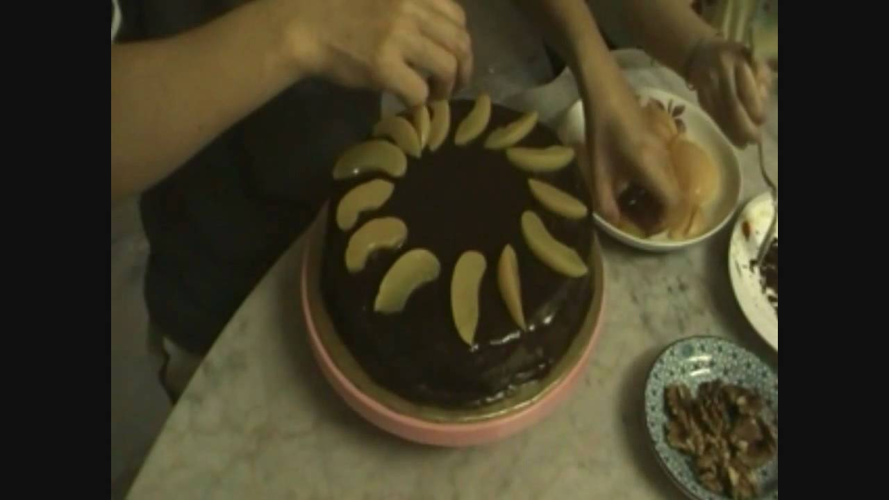 Decorating Chocolate Mud Cake
