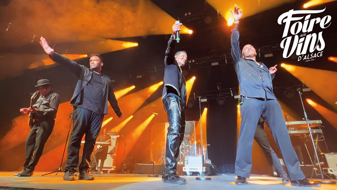 The Jacksons performing @ Festival de la Foire aux Vins d'Alsace in Colmar, France