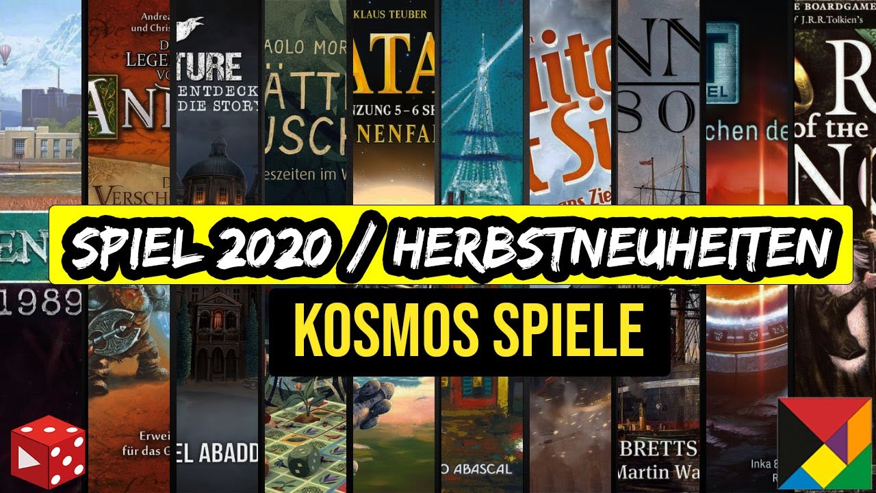 SPIEL 2020 Vorschau: KOSMOS Spiele - Alle Neuheiten die in diesem Jahr noch erscheinen werden