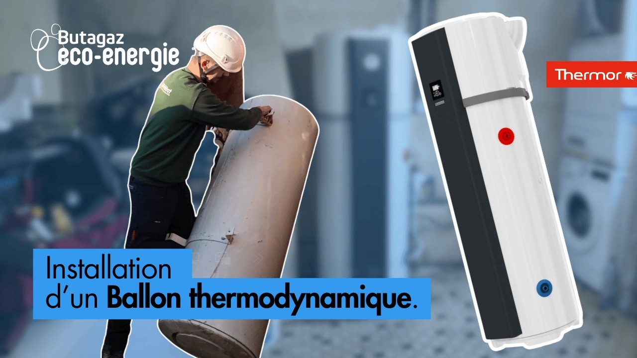 Installation d'un chauffe-eau thermodynamique Thermor | MG Habitat
