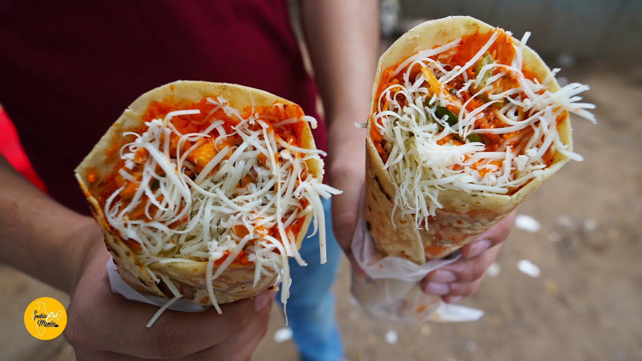Ahmedabad Famous Paneer Cheese Frankie Rs. 110/- Only l Ahmedabad Street Food