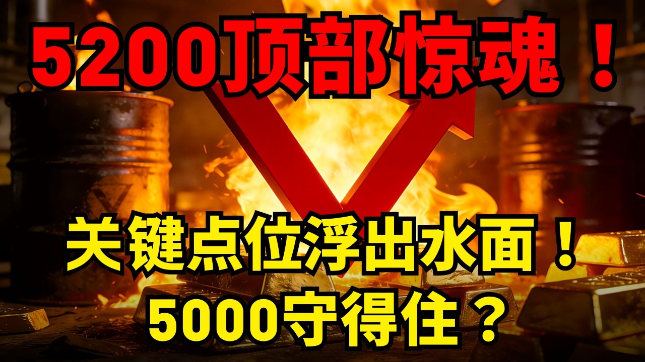 黄金惊天多空双杀！非农诱多、油价狂飙、通胀恐慌、美债吸血，金价打响5000保卫战！| #2026黄金价格 #美联储降息 #XAUUSD