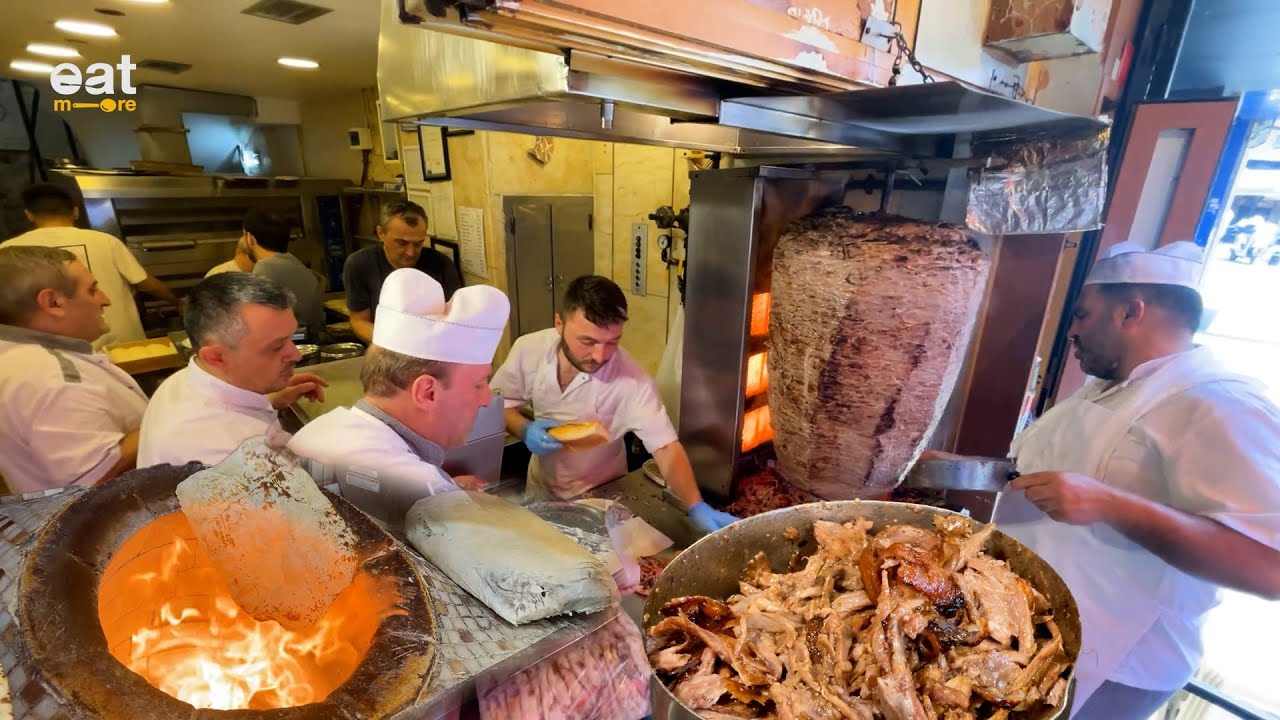 Turkish Street Food | Legendary Doner Kebab Restaurants | Istanbul