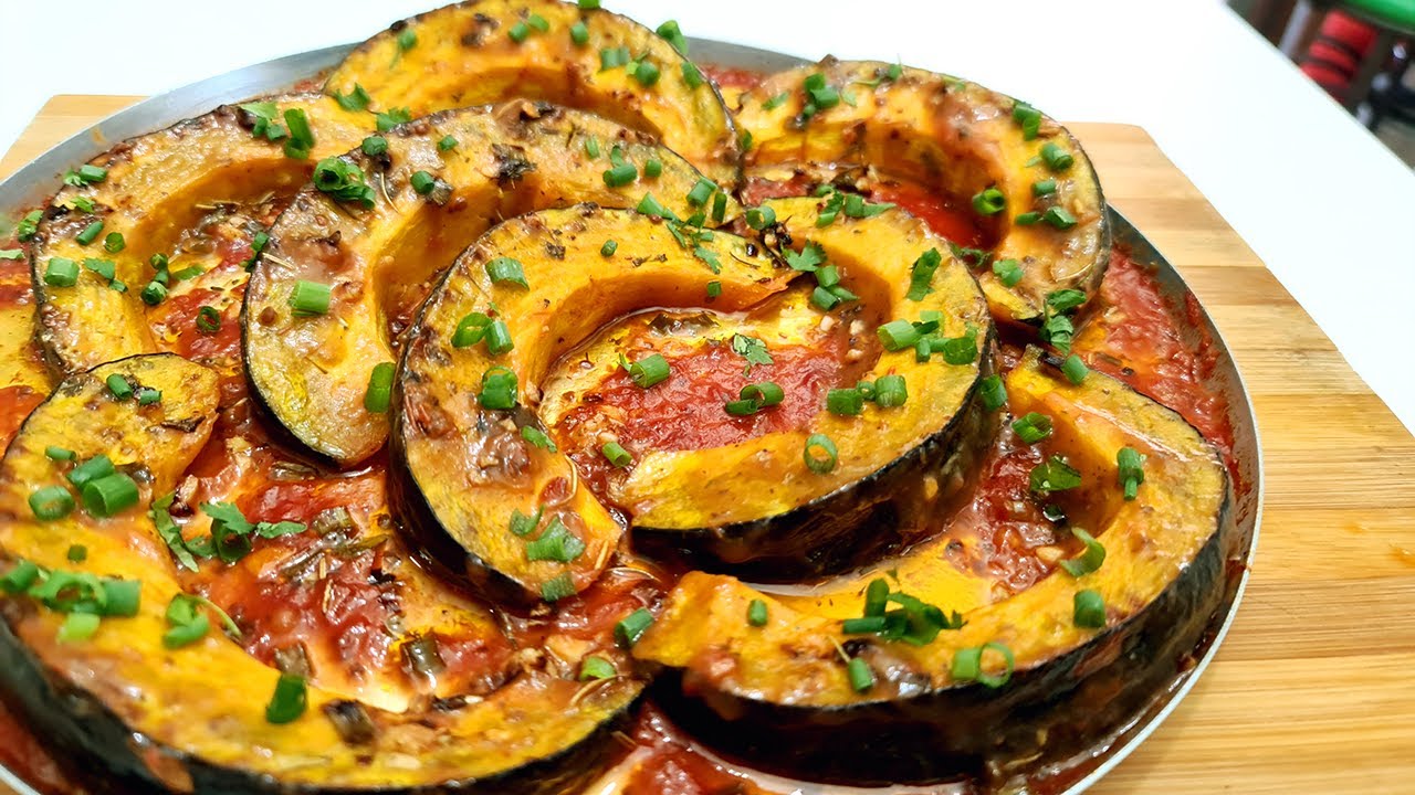 Já fez abóbora assada assim ?  receita de restaurante 😋