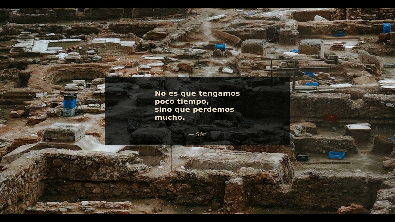 No es que tengamos poco tiempo, sino que perdemos mucho. - Séneca | Disciplina Estoica
