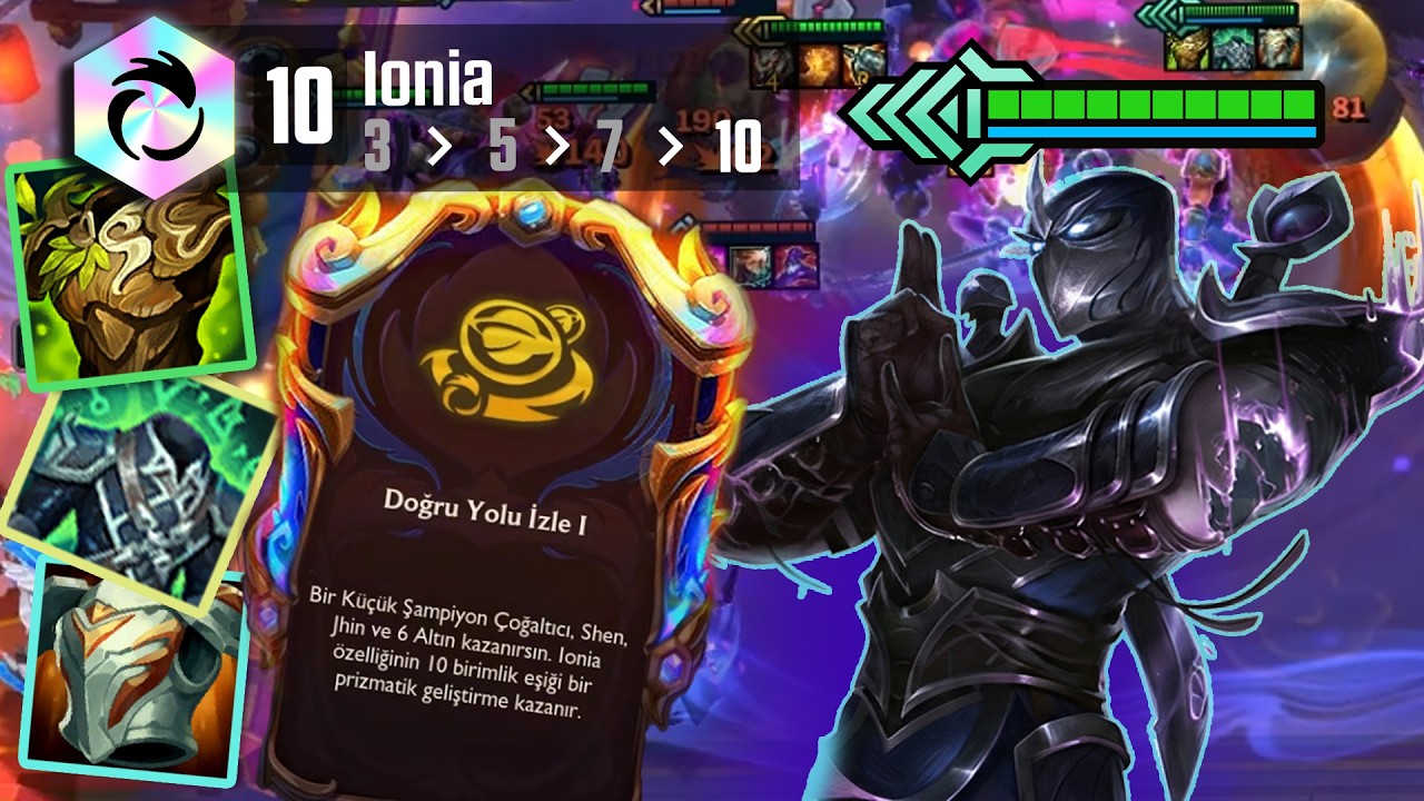 4 YILDIZ SHEN VE 10 IONIA TAHTAYI PARLATTIK ! - LoL TFT Taktik Savaşları