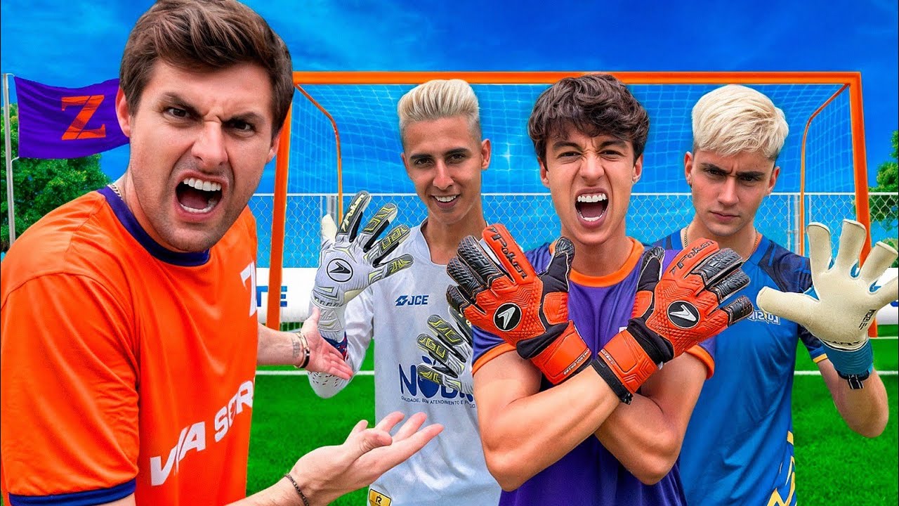 QUEM É O MELHOR GOLEIRO!? ( RIKINHO VS CAUÃ SOUZA VS LUIZINHO )