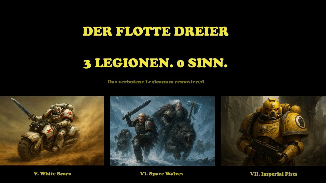 Der flotte Dreier – 3 Legionen, 0 Sinn | Part II | #warhammer40k #Comedy