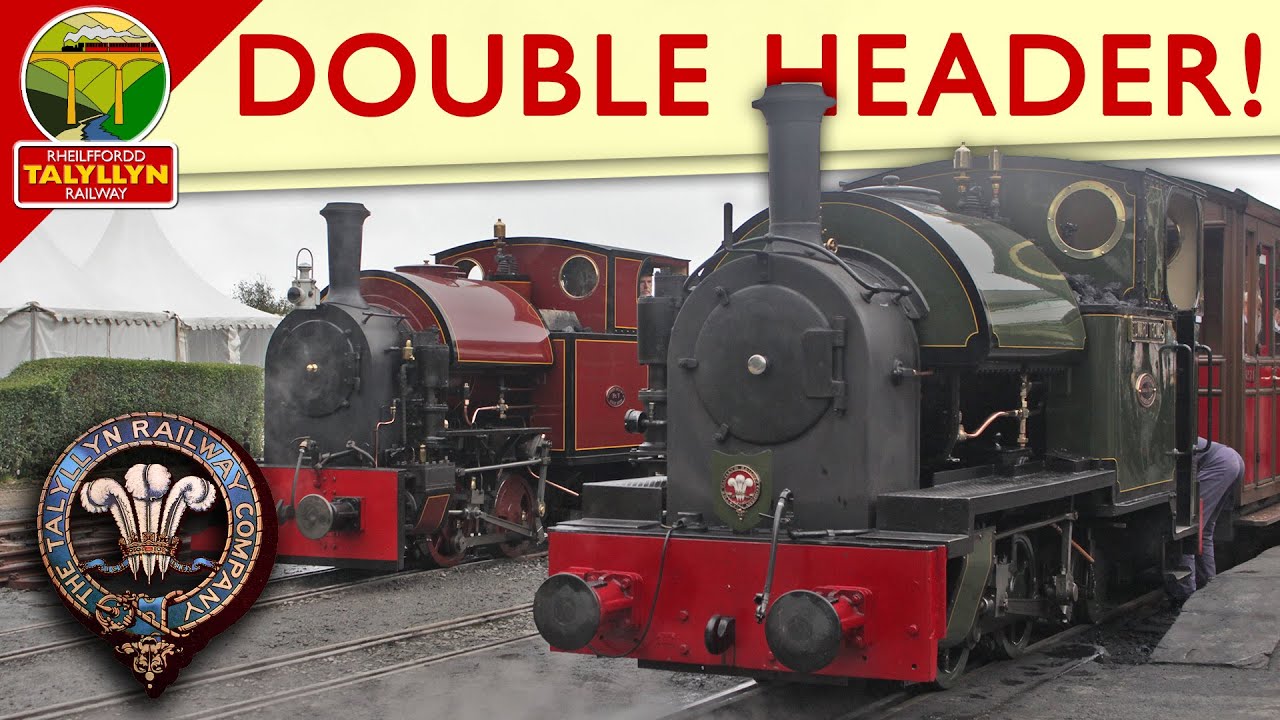 DOUBLE HEADER! Full line trip with Edward Thomas and Corris No 7 -  Talyllyn Railway