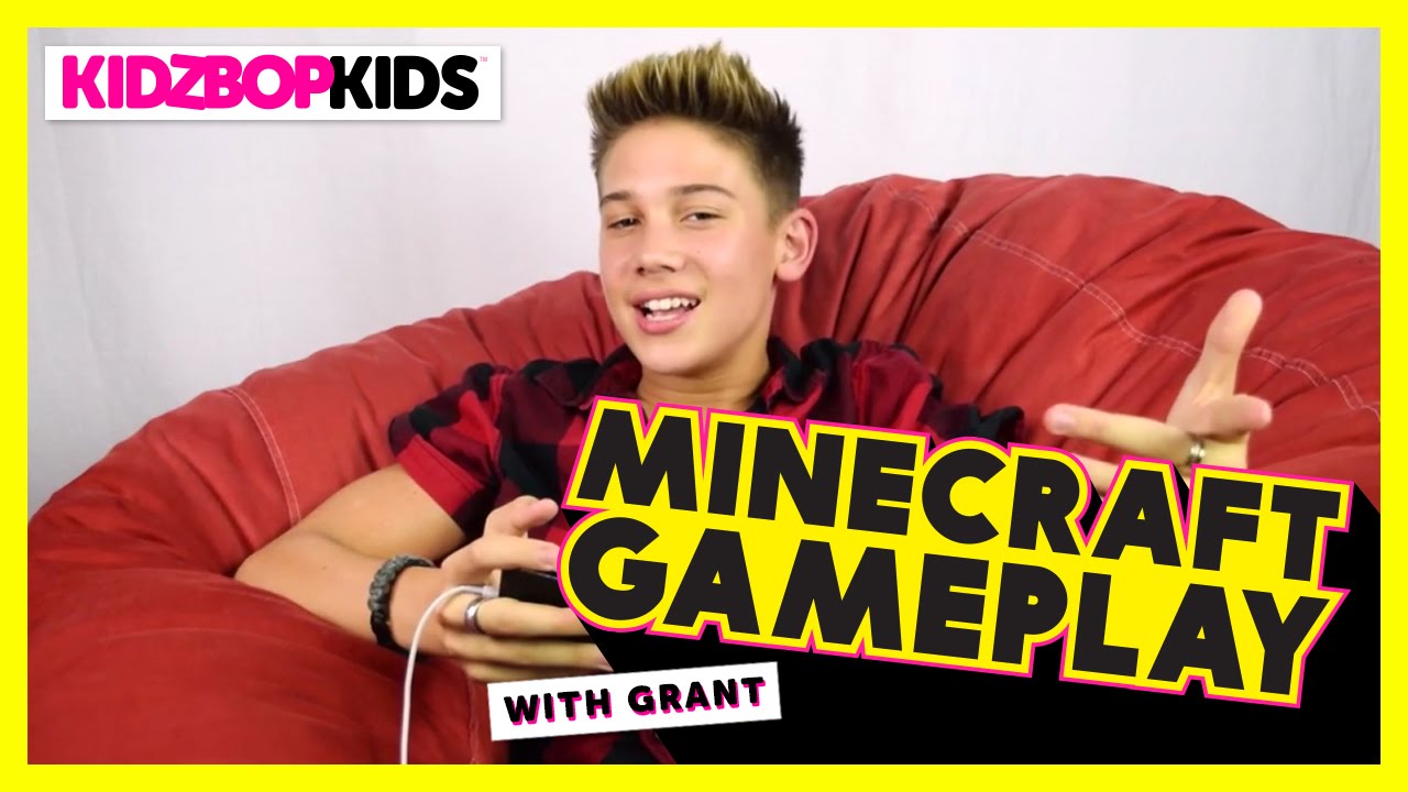 Minecraft gameplay video by Grant from the KIDZ BOP Kids (Featuring 'Uma Thurman' from KIDZ BOP 30)