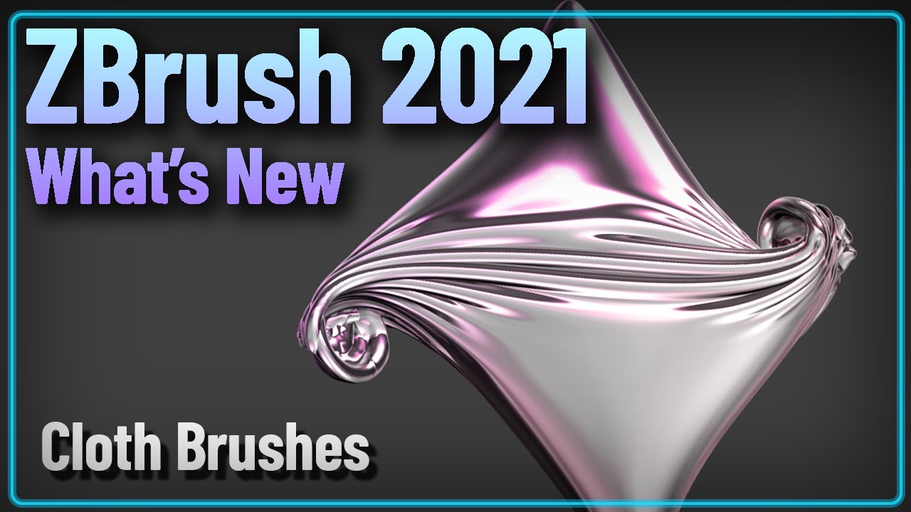 018 ZBrush 2021 Тканевые кисти