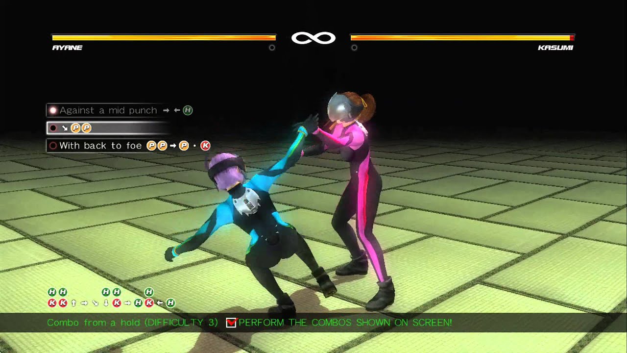 DOA5U - Ayane Combo Challenge