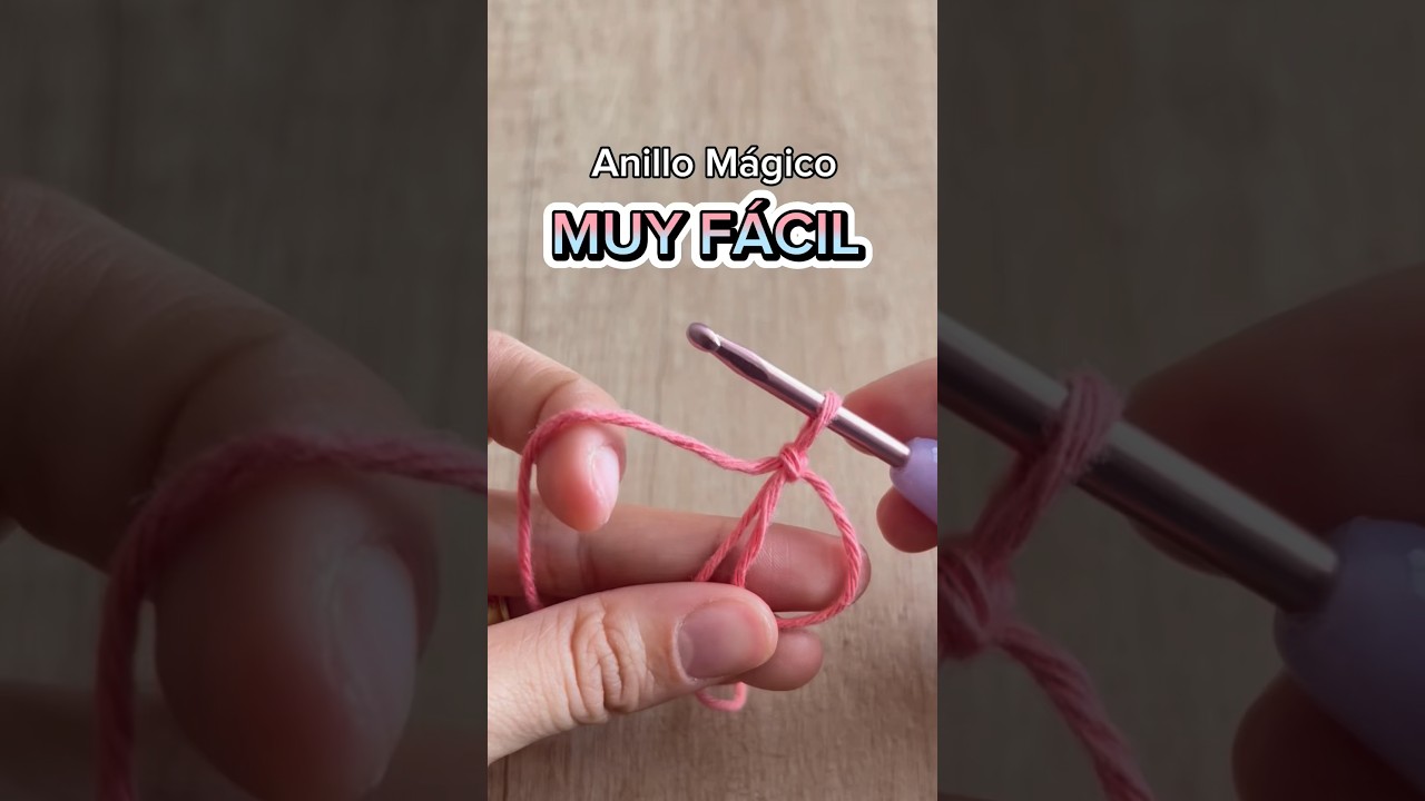 Anillo m&aacute;gico a #crochet #ganchillo muuuy #facil de #aprender #pasoapaso #crochettutorial