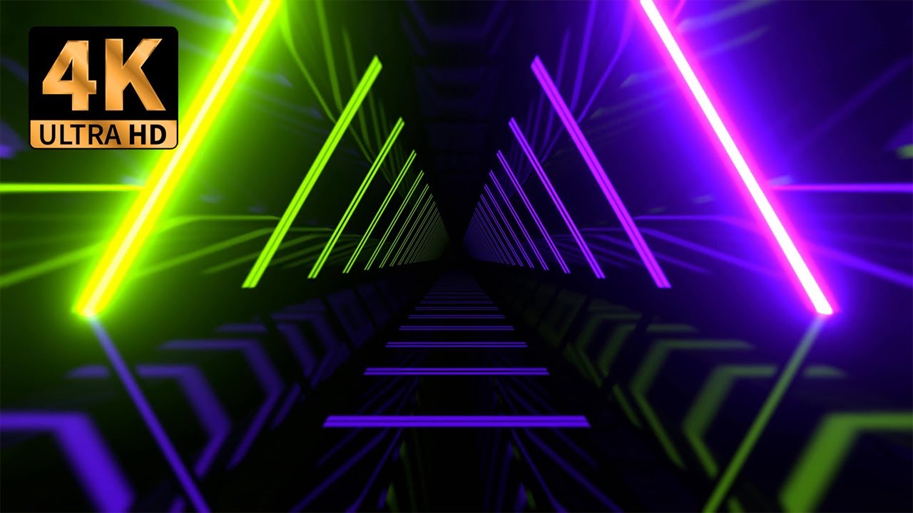 🌟 4K VJ Loop 🌟 Vibrant Neon Tunnel 🌟 Techno Laser DJ Visuals 🌟 No Copyright Music 🌟 Free VFX LED