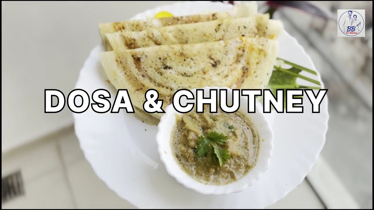 Easy Dosa & Tomato Chutney Recipe | Simple, Healthy Homemade Breakfast