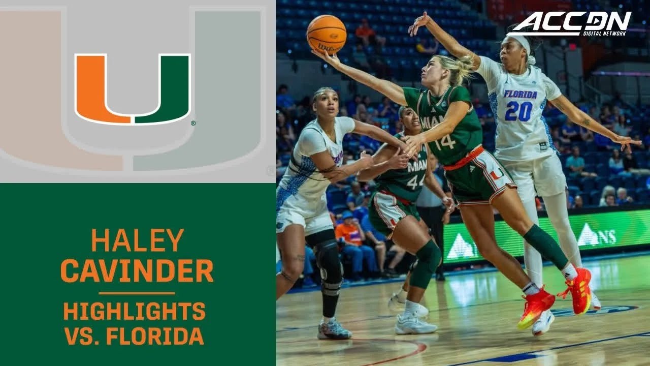 Miami's Haley Cavinder Roasts The Gators For 31 Points