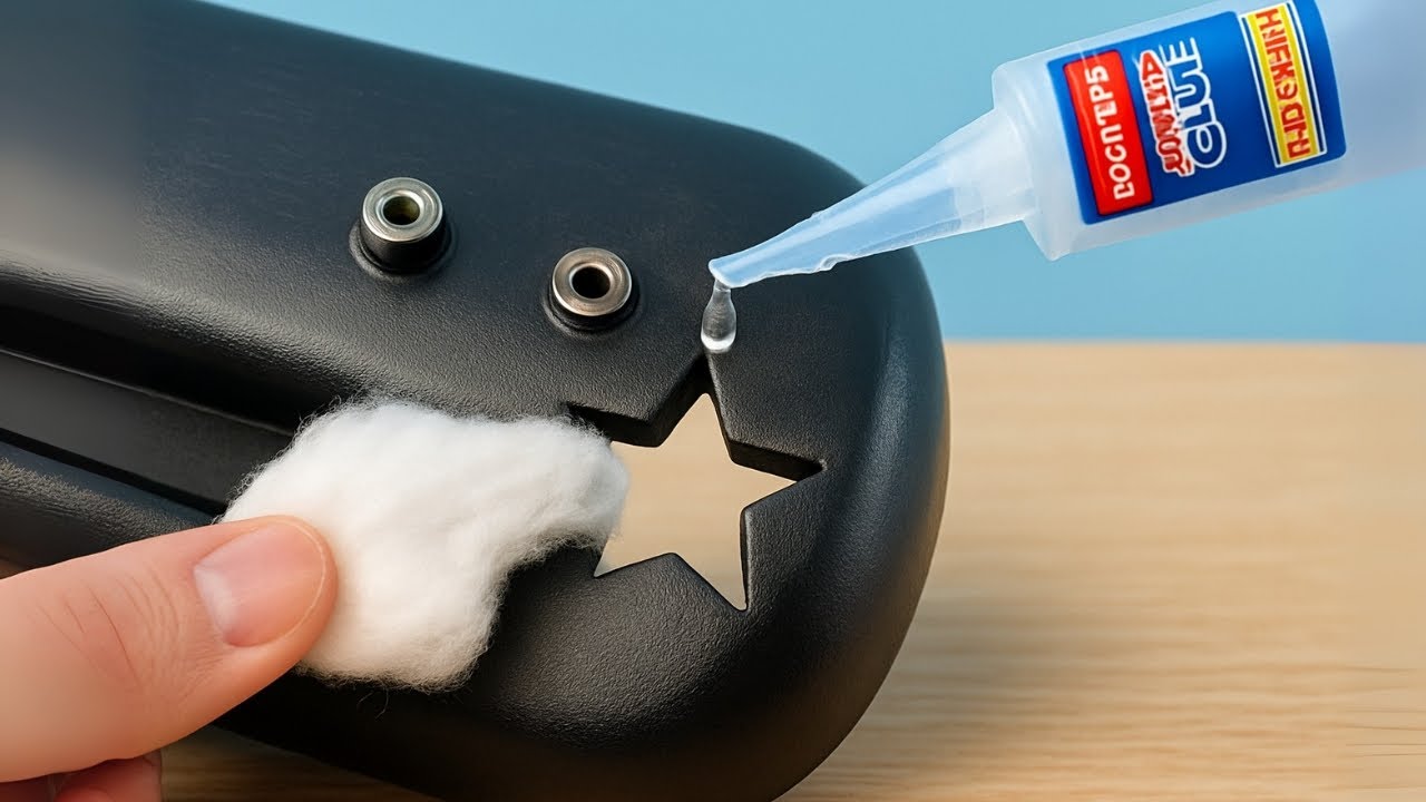 Всего 1 минута! Налейте суперклей на вату и увидите волшебство! 😱 Прочнее, чем сварка