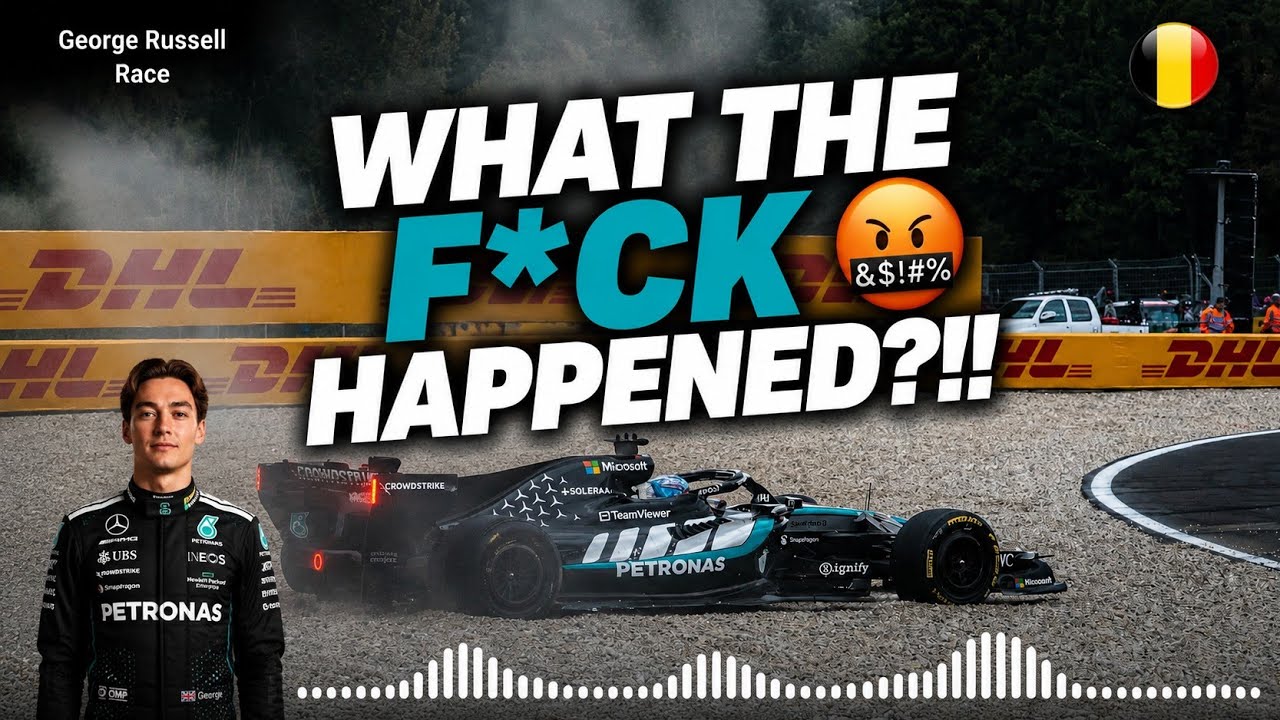 George Russell FULL ANGRY TEAM RADIO After CRASHING OUT OF The 2026 Belgian GP!