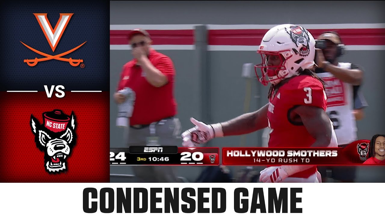 Virginia vs NC State Condensed Game | 2025 ACC Football