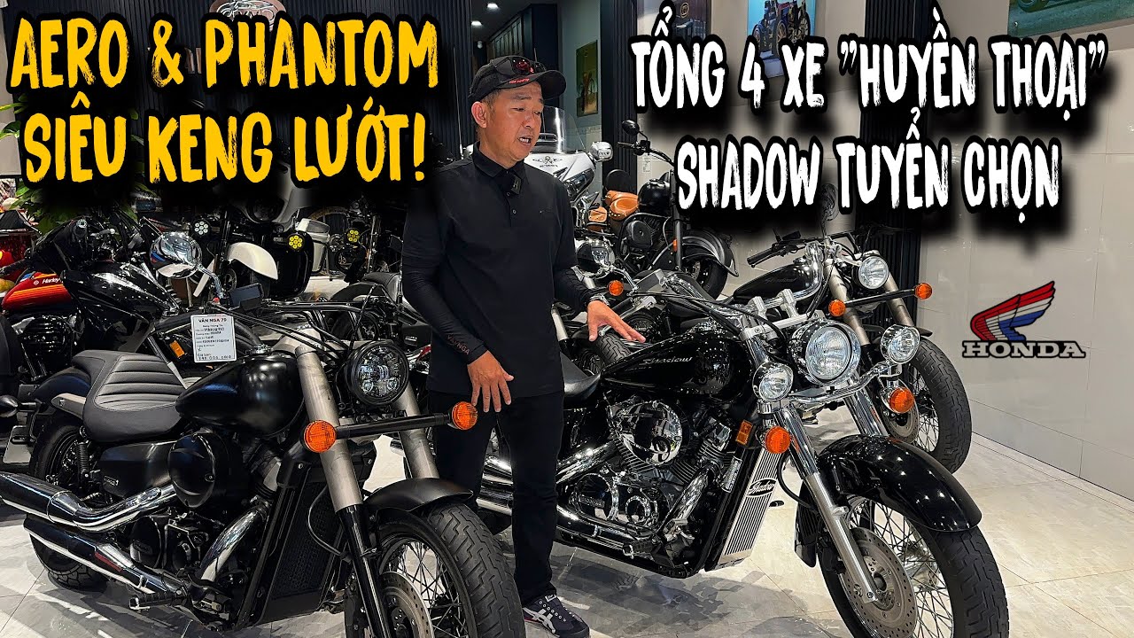 “HUYỀN THOẠI” SHADOW 750 AERO & PHANTOM - 4 XE CÓ SẴN SIÊU LƯỚT KENG DỄ TRẢI NGHIỆM BỀN BỈ ÊM ÁI 😎🏍️