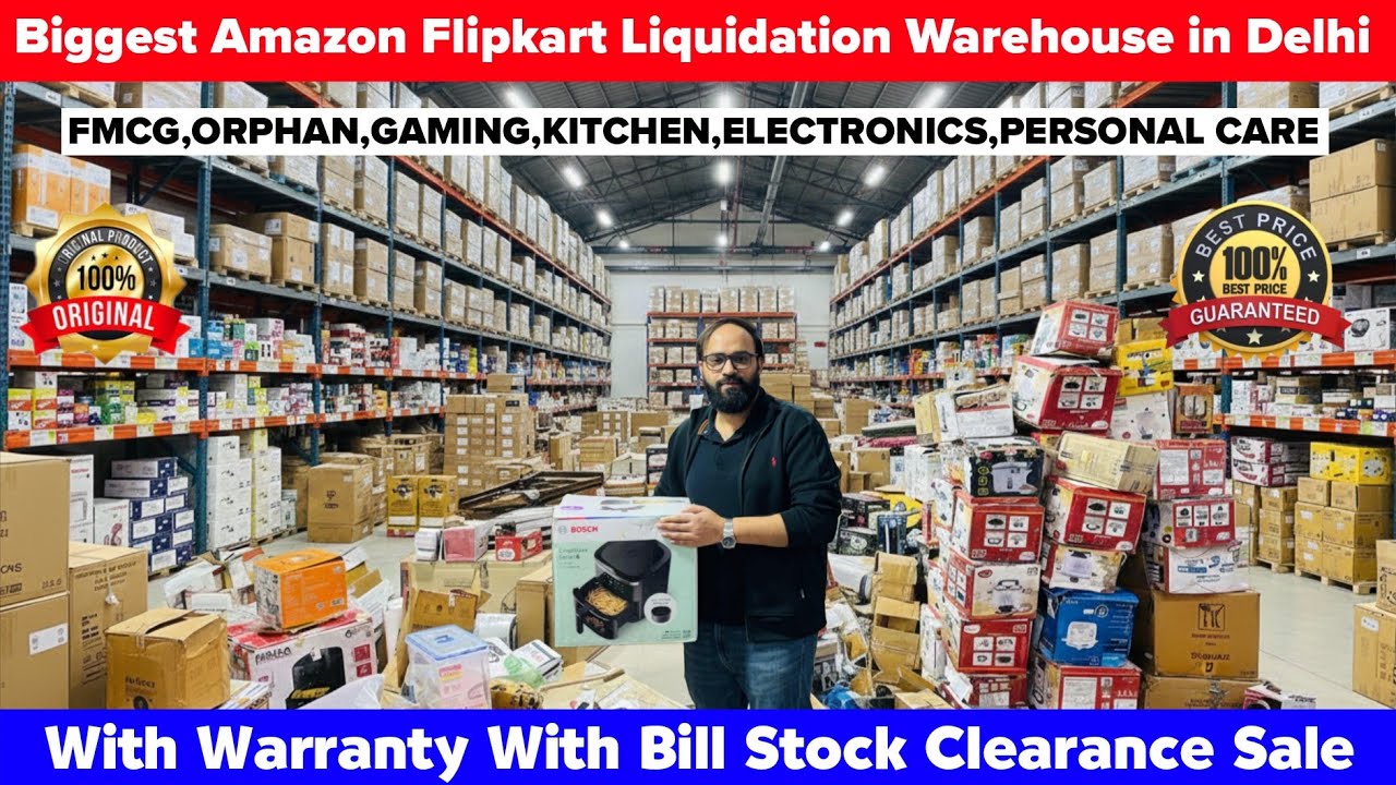 Biggest Amazon Flipkart Warehouse | 98% Off On Electronics, Kitchen,Fmcg,Orphan | Surplus Dekho