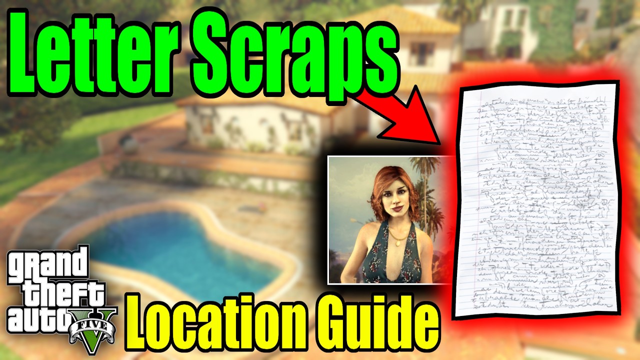 GTA V - All 50 Letter Scrap Locations (GTA 5 Story Mode)