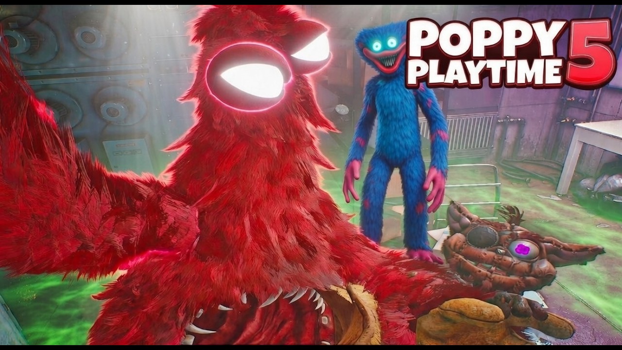 ЭТО ЖЕ ЧАМ ЧАААМ!НОВЫЙ ПОППИ ПЛЕЙТАЙМ ГЛАВА 5!ХОРРОР ИГРА POPPY PLAYTIME 5 ПРОХОЖДЕНИЕ НА РУССКОМ!