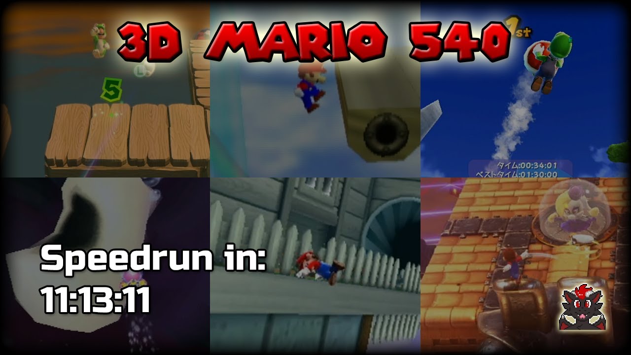 3D Mario 540 in 11:13:11