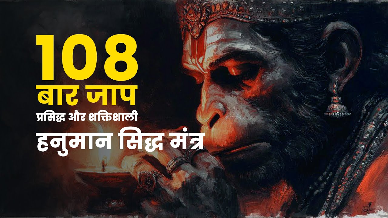 ॐ ऐं भ्रीम हनुमते श्री राम दूताय नमः | Hanuman Beej Mantra 108 Times | Fear & Negativity Removal