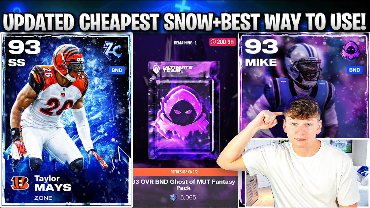 UPDATED CHEAPEST WAY TO GET SNOW AND BEST WAY TO USE IT IN MADDEN 26!