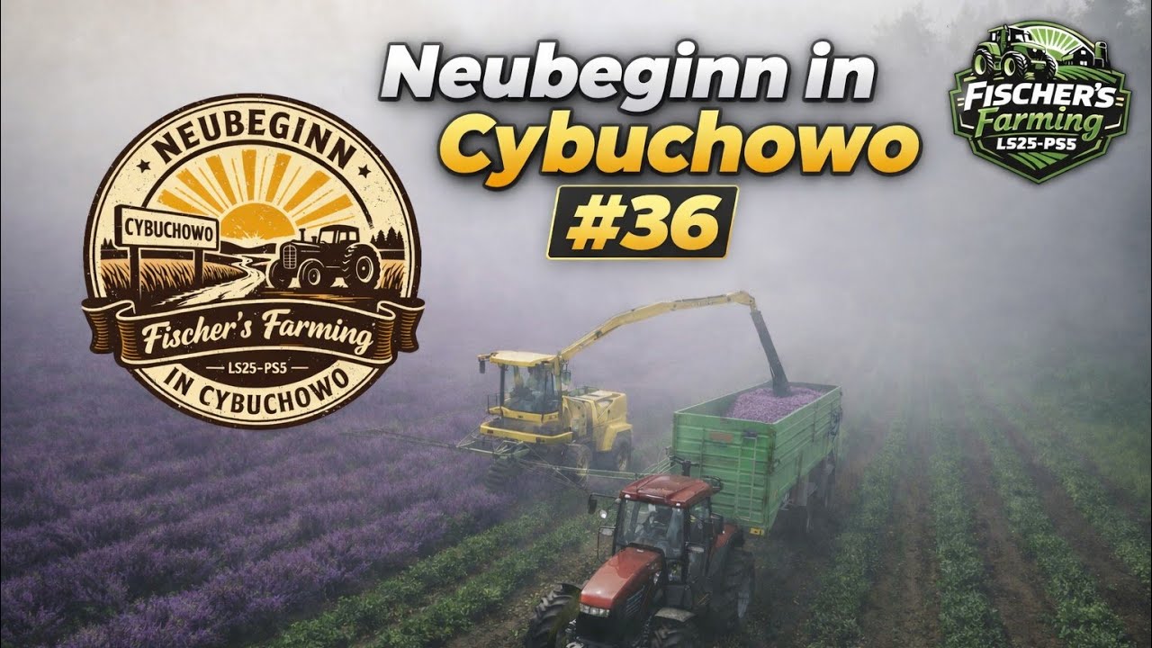 LS25-PS5 - Neubeginn in Cybuchowo #36 - Lavendel ernten