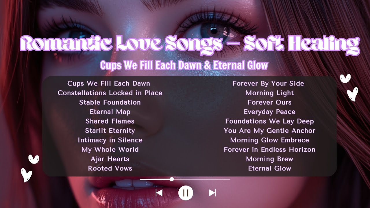 Romantic Love Songs – Soft Healing | Cups We Fill Each Dawn & Eternal Glow