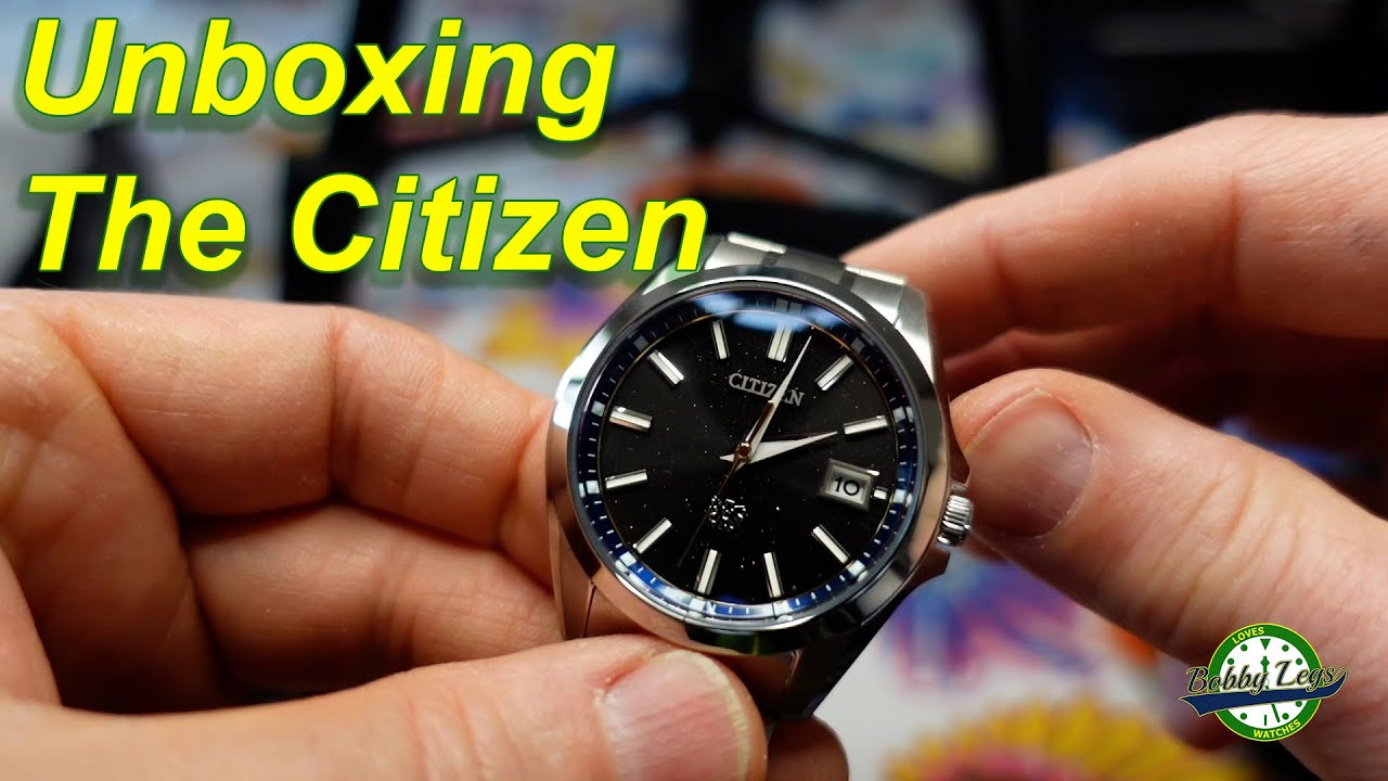 Распаковка Citizen от Citizen — подарок мне на 50-летие — AQ4090-59E