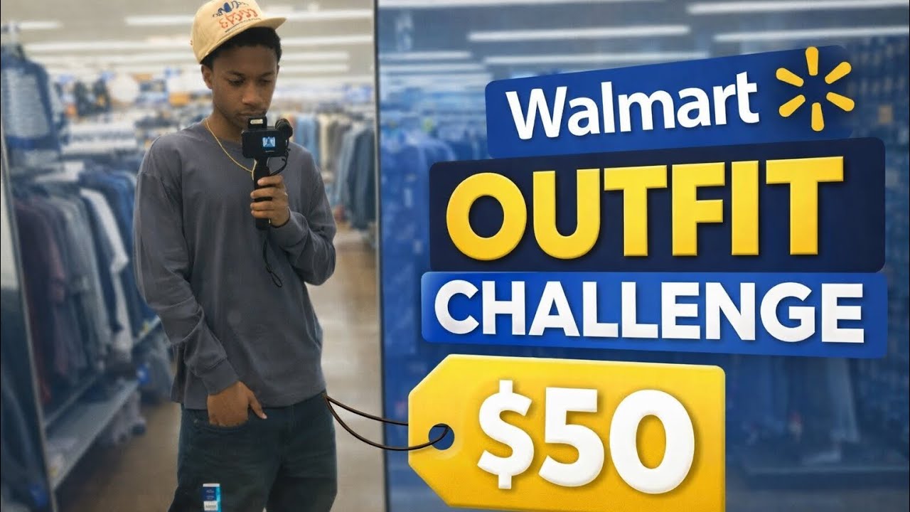 Walmart Outfits Challenge 🏬🔥 ( We tried 😭)
