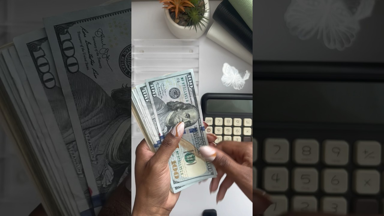 CASH STUFFING ASMR ♡ #cashbudgeter #cashstuffingenvelopes