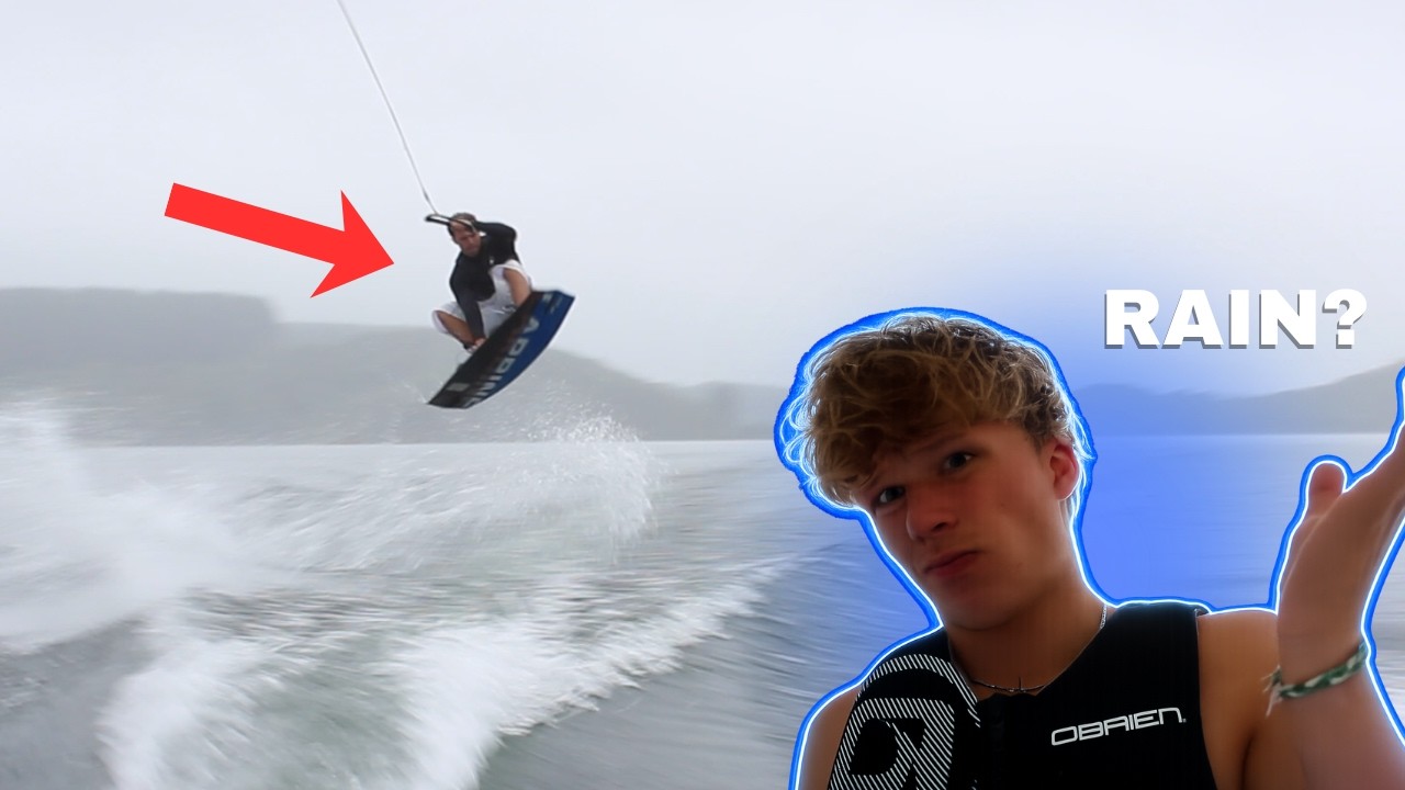 Is WakeBoarding Better In The RAIN....?