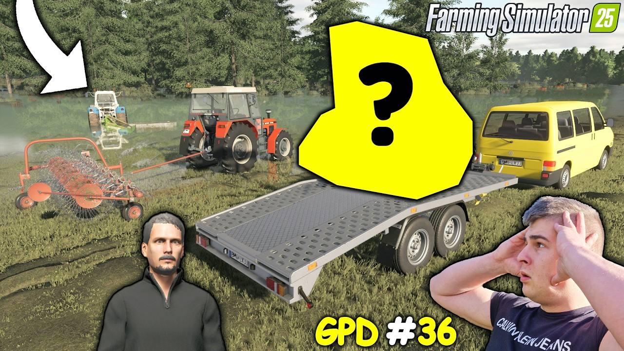 RZEKA WYLAŁA PO BURZY😱 OPOROWE SIANOKOSY W WODZIE😂 NOWY NBAYTEK U SĄSIADA😍 ➡️GPD⬅️ FS 25 3️⃣6️⃣
