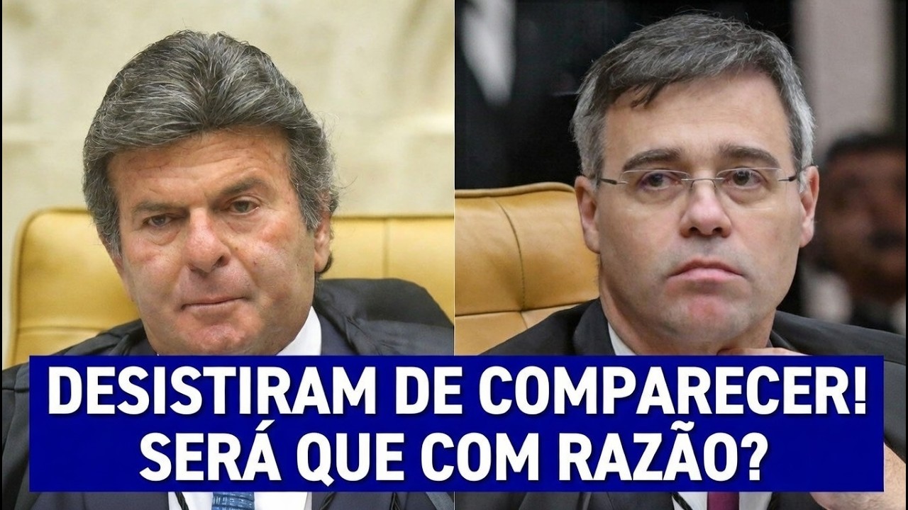 ANDRÉ MENDONÇA e LUIZ FUX (MEDO ou PRUDÊNCIA?)
