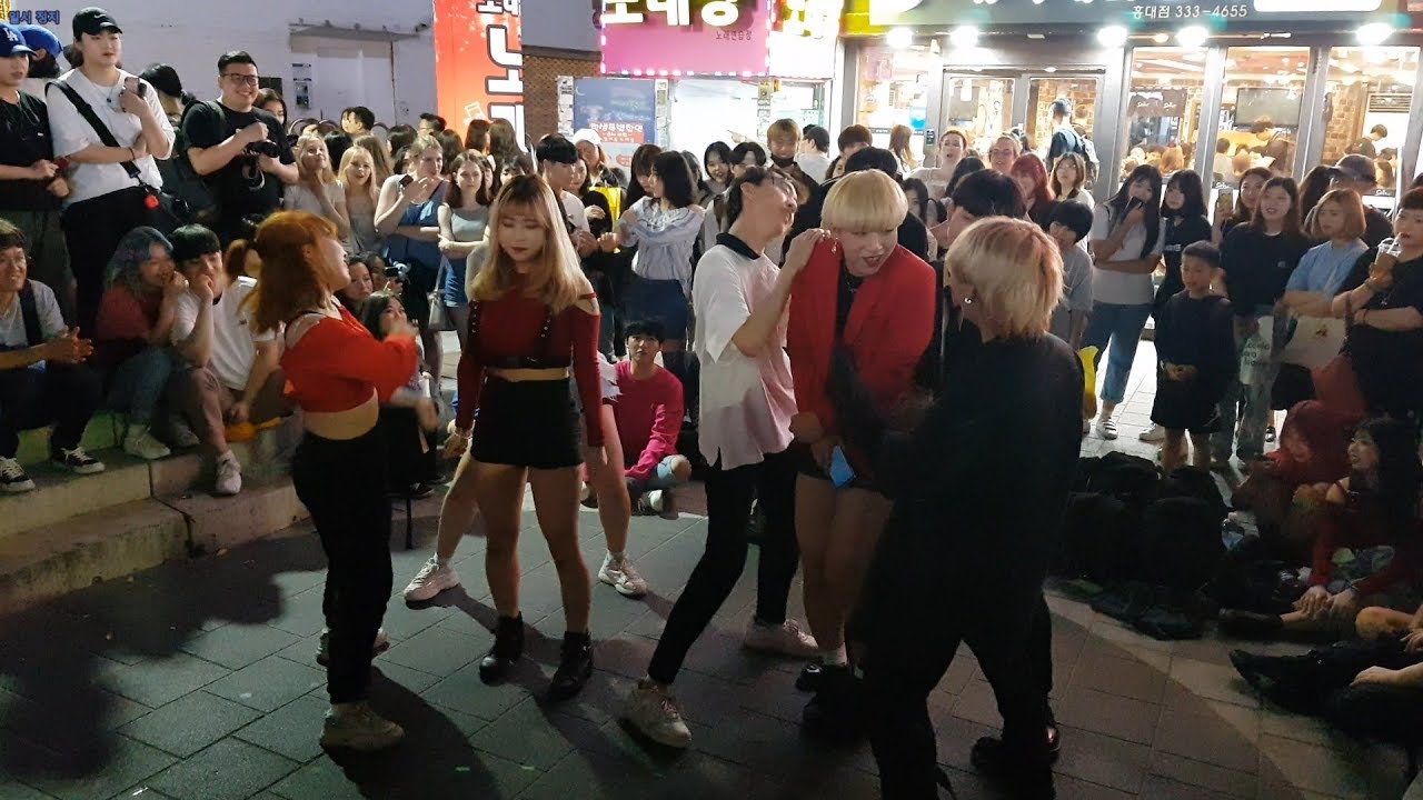 20190608 홍대 에너자이주(Energyju) 버스킹 - PSY _ Gentleman 과 레드크루(Red Crew)