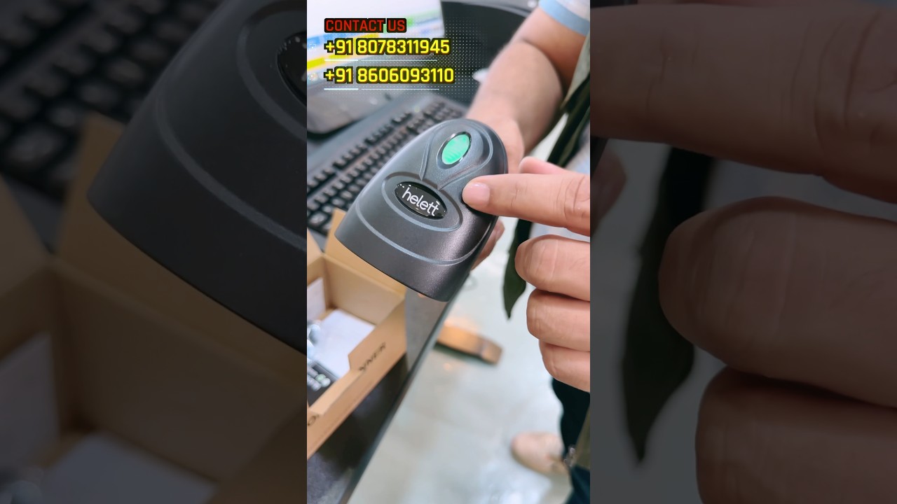 #wirelessbarcode #scanner wireless QR code scanner