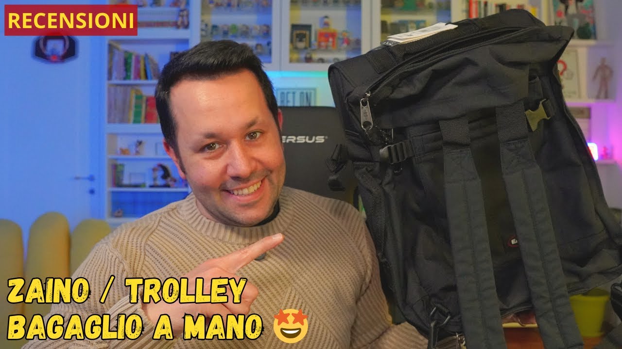 Trolley da Cabina e Zaino da Viaggio? Eastpak Strapson XXS Recensione
