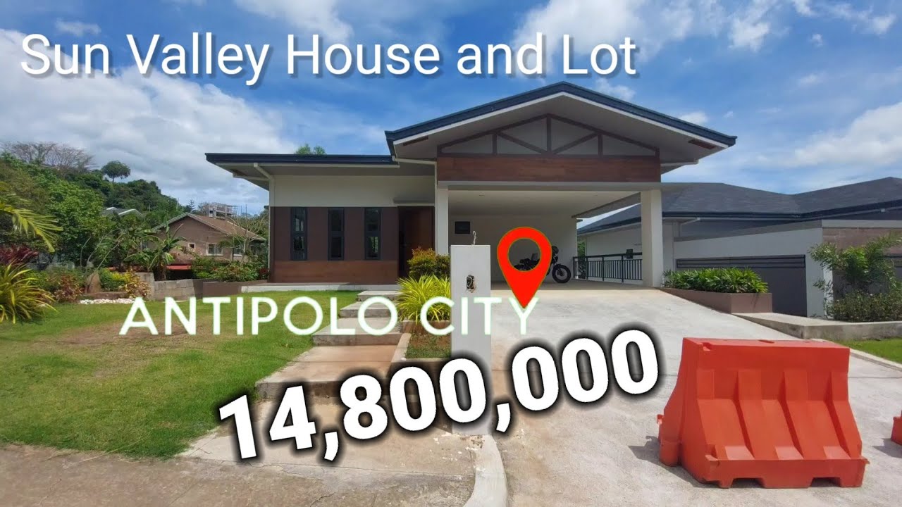 SUN VALLEY ANTIPOLO SINGLE DETACHED HOUSE AND LOT WITH 3 BEDROOMS || BRANDNEW || FOR SALE || RIZAL