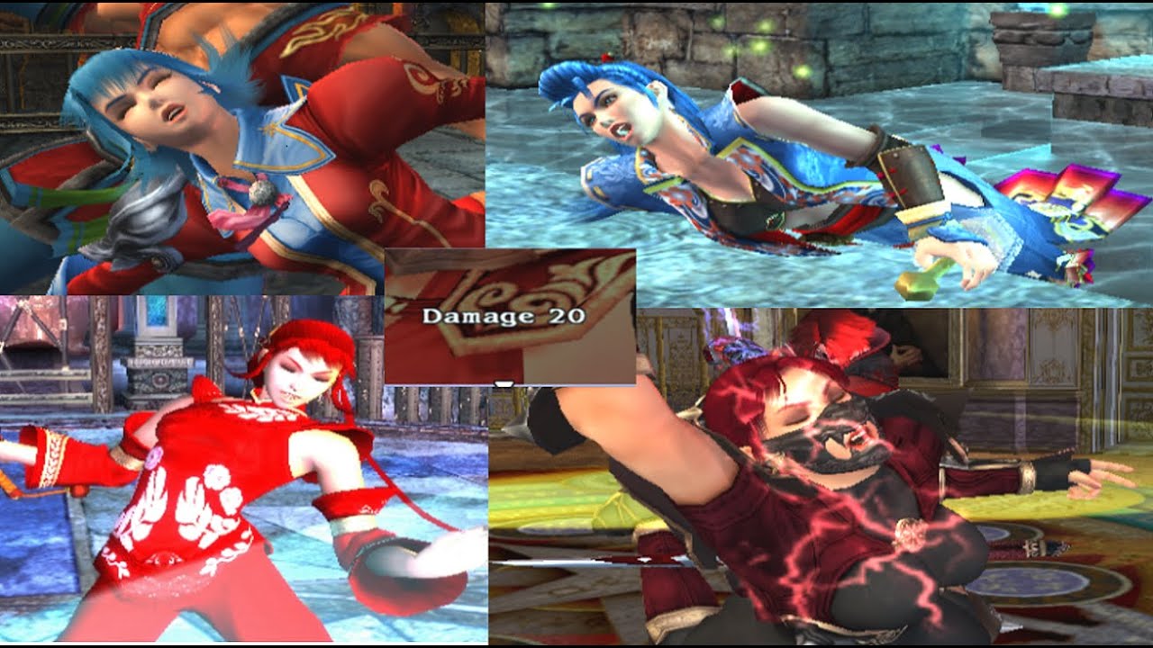 Soul Calibur III All girls damage voices