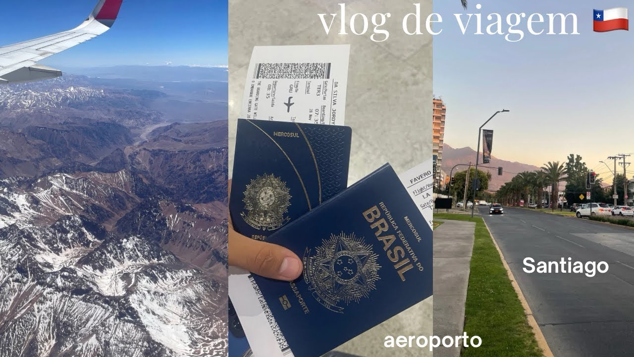 vlog | aeroporto, tour pelo hotel, primeiro dia em Santiago e comida chilena 🛩️✨