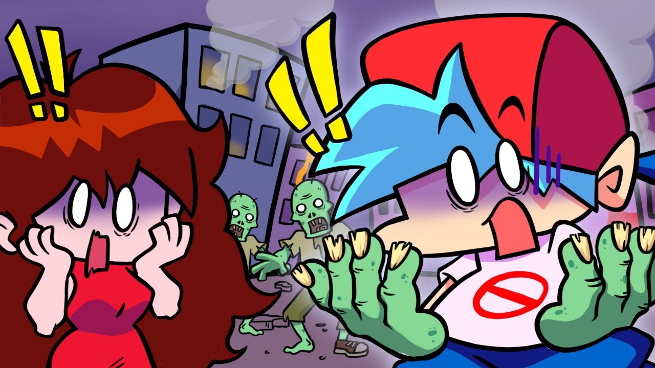 BOYFRIEND TURNS INTO A ZOMBIE?!  - Friday Night Funkin Animation