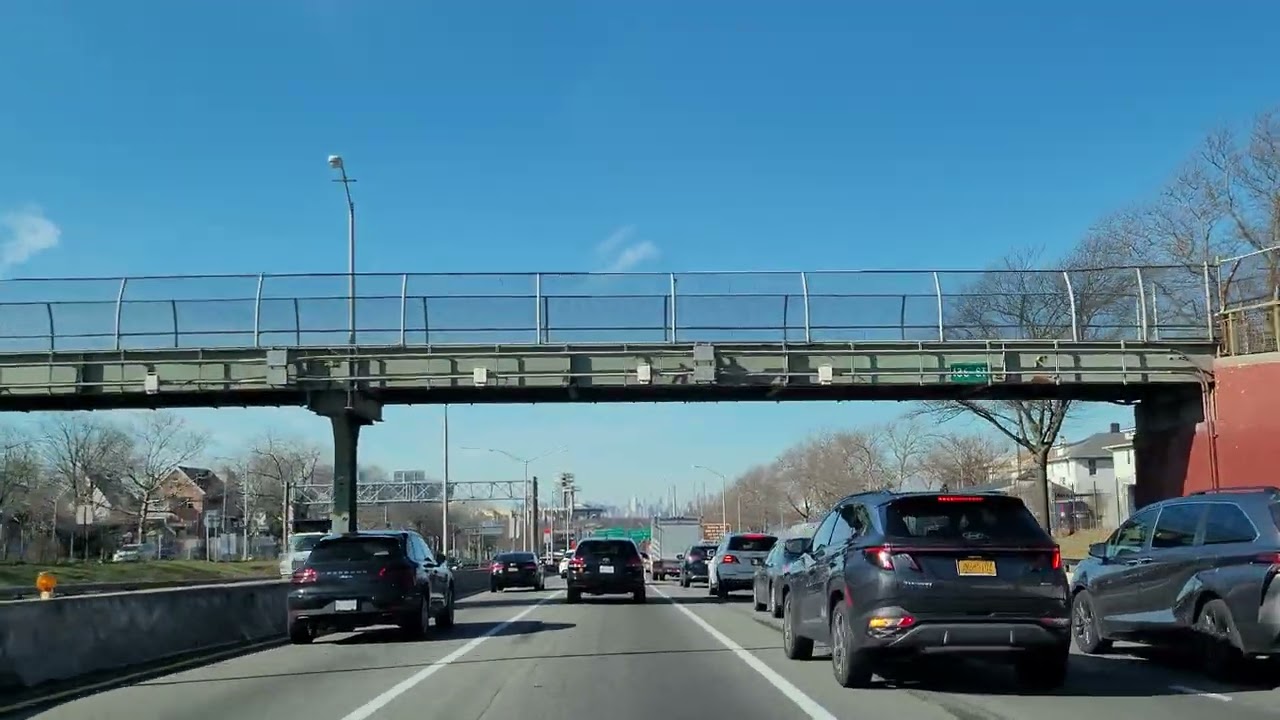 [4k ASMR] Sunny Saturday Morning Drive! / Queens New York - Manhattan - New Jersey