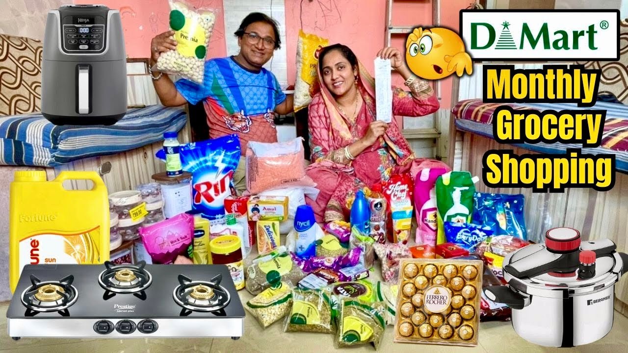 |• Dmart Monthly Grocery Shopping 🛍️ | {AFREEN DASTARKHWAN} Vlog 2025 •|